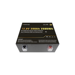 Perfektium PF-Underseat lithiumbatterij LiFePO4 12,8V 200Ah Smart BMS met Bluetooth 2560 watt