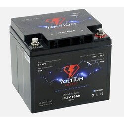 Voltium LiFePO4 Lithium Batterij 12,8 Volt 60Ah 768Wh