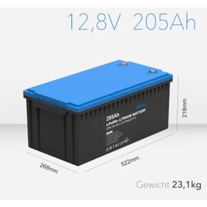 EpEver EPEVER® Lithium-ion LiFePO4-batterij 12,8 V 205 Ah EpEver EPEVER® Lithium-ion LiFePO4-batterij 12,8 V 205 Ah