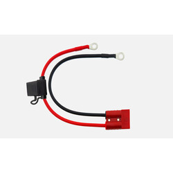 Voltium Energy® Kabelset – Anderson SB50 Rood naar Zekering naar M8 Ringaansluiting | 8AWG | 40CM