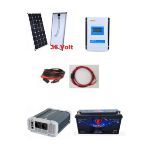 Voltium Zonnepaneelset 540 Watt 12 Volt incl omvormer 2000 Watt - accu LiFePo4 12,8V 200 Ah Voltium Zonnepaneelset 540 Watt 12 Volt incl omvormer 2000 Watt - accu LiFePo4 12,8V 200 Ah