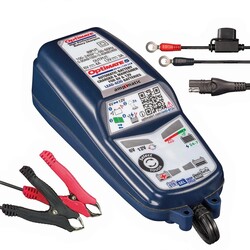 OptiMate 5 6V/12V Acculader & Onderhouder – 8-staps Smart Lader (6V 4A / 12V 3A) – Voor 6V & 12V Loodzuur, AGM, GEL & Deep-Cycle Accu’s – Slim, Veilig & Weerbestendig