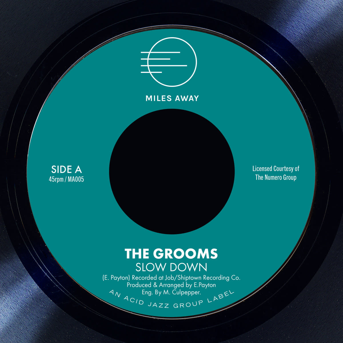 Miles Away Records The Grooms - Slow Down / I Deserve A Little Bit More