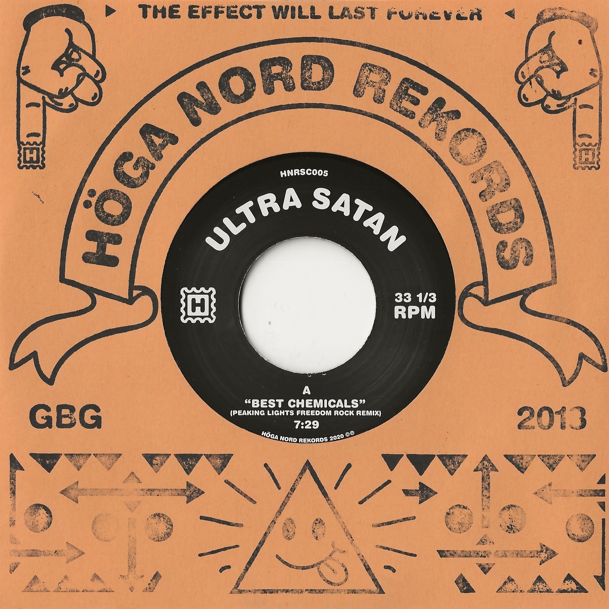 Höga Nord Rekords Ultra Satan - Peaking Lights & Golden Bug Remixes