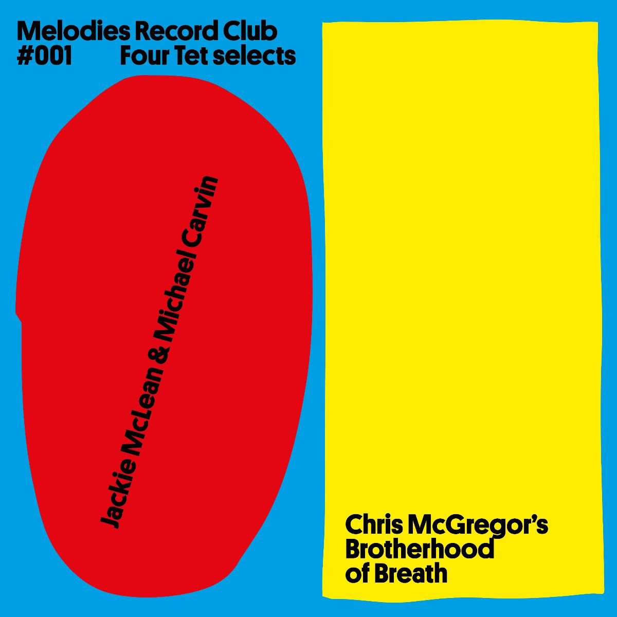 Melodies International Jackie McLean & Michael Carvin / Chris McGregor’s Brotherhood Of Breath - Melodies Record Club 001 Four Tet selects