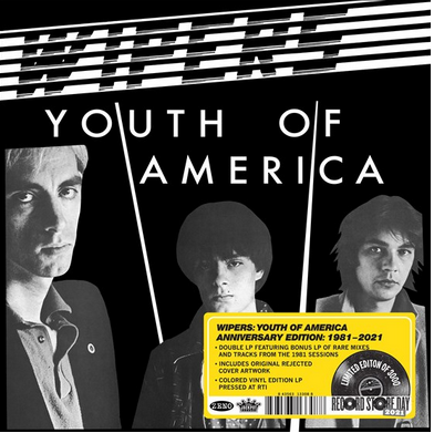 Jackpot Records Wipers - Youth Of America (Anniversary Edition: 1981-2021)