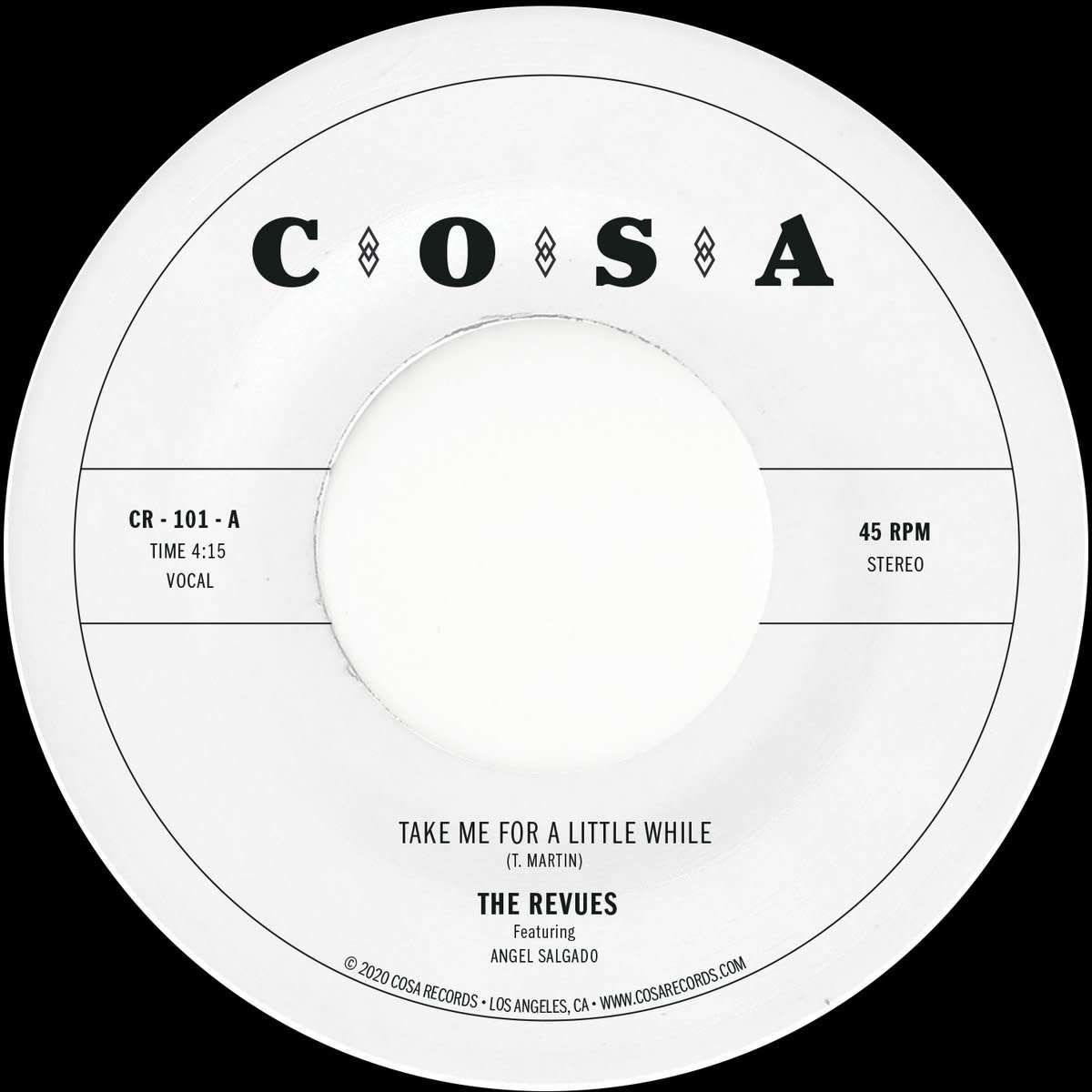 Colemine Records The Revues - Take Me For A Little While
