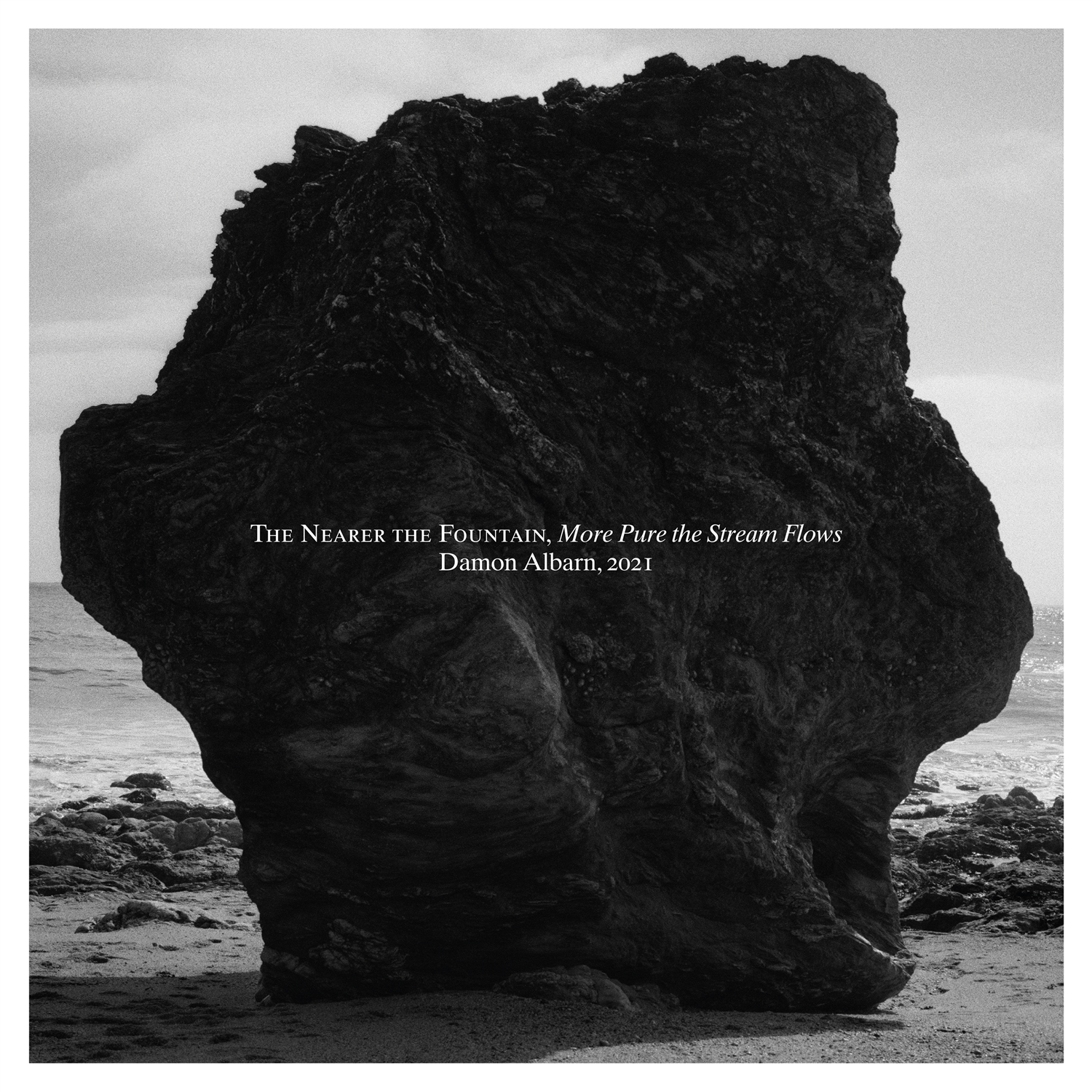Transgressive Records Damon Albarn - The Nearer The Fountain, More Pure the Stream Flows comes w/FREE BONUS CLEAR PROMO 7" FLEXI DISC