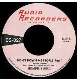 Numero Group Memphis Soul - Don't Down Me People Pt. 1 b/w Pt. 2