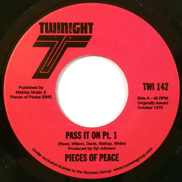 Numero Group Pieces Of Peace - Pass It On Pt. 1 b/w Pt. 2