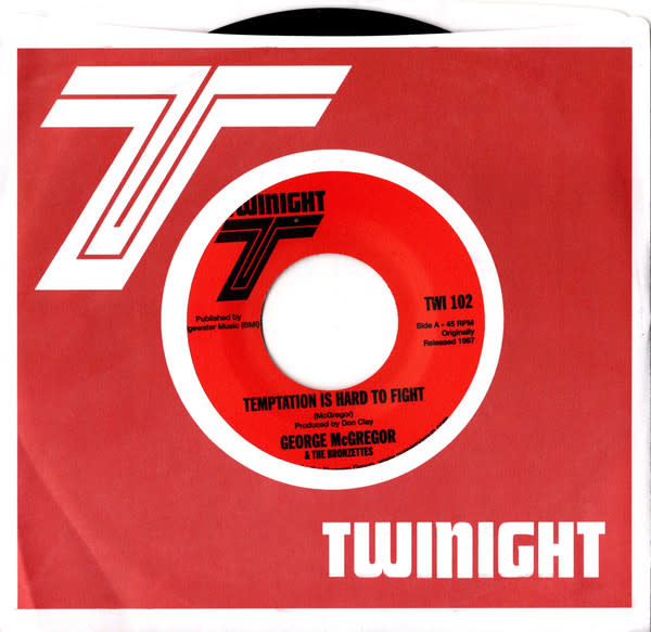 Numero Group George McGregor & the Bronzettes - Temptation Is Hard To Fight b/w Everytime I Wake Up