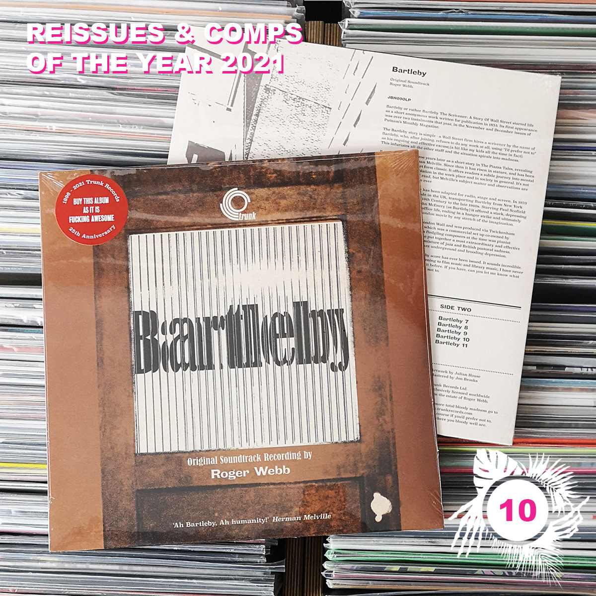 Trunk Records Roger Webb - Bartleby OST