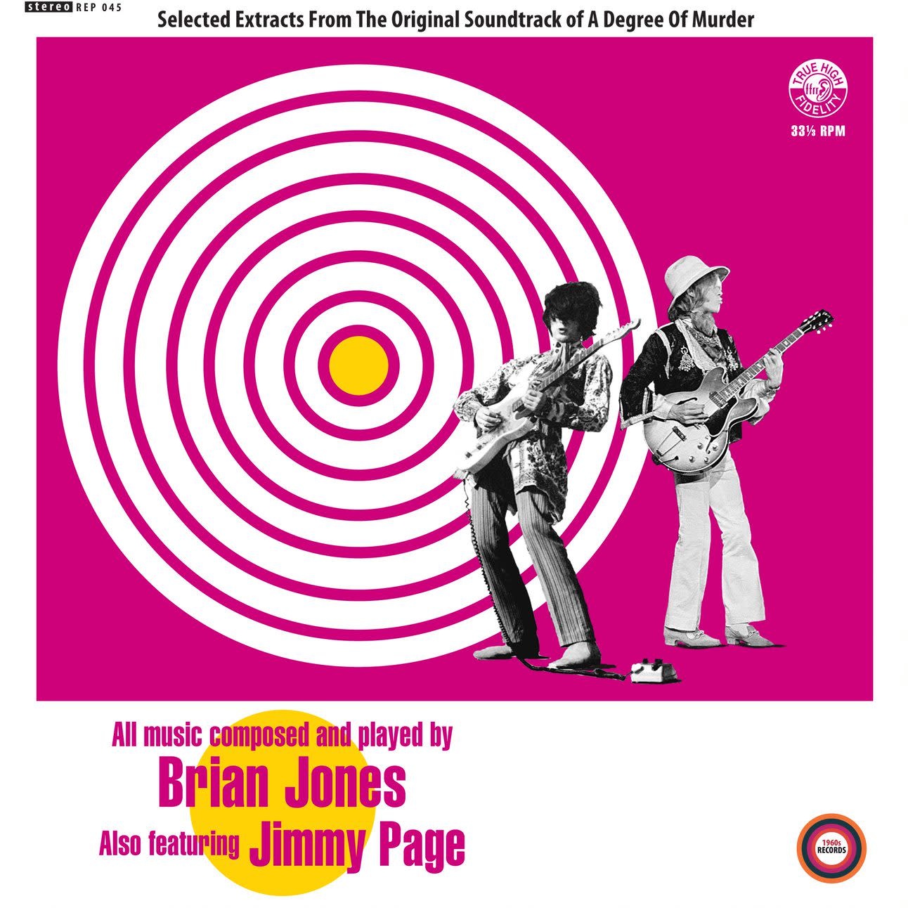 Rhythm & Blues Records Brian Jones - Selected Extracts From The Original Soundtrack of A Degree Of Murder