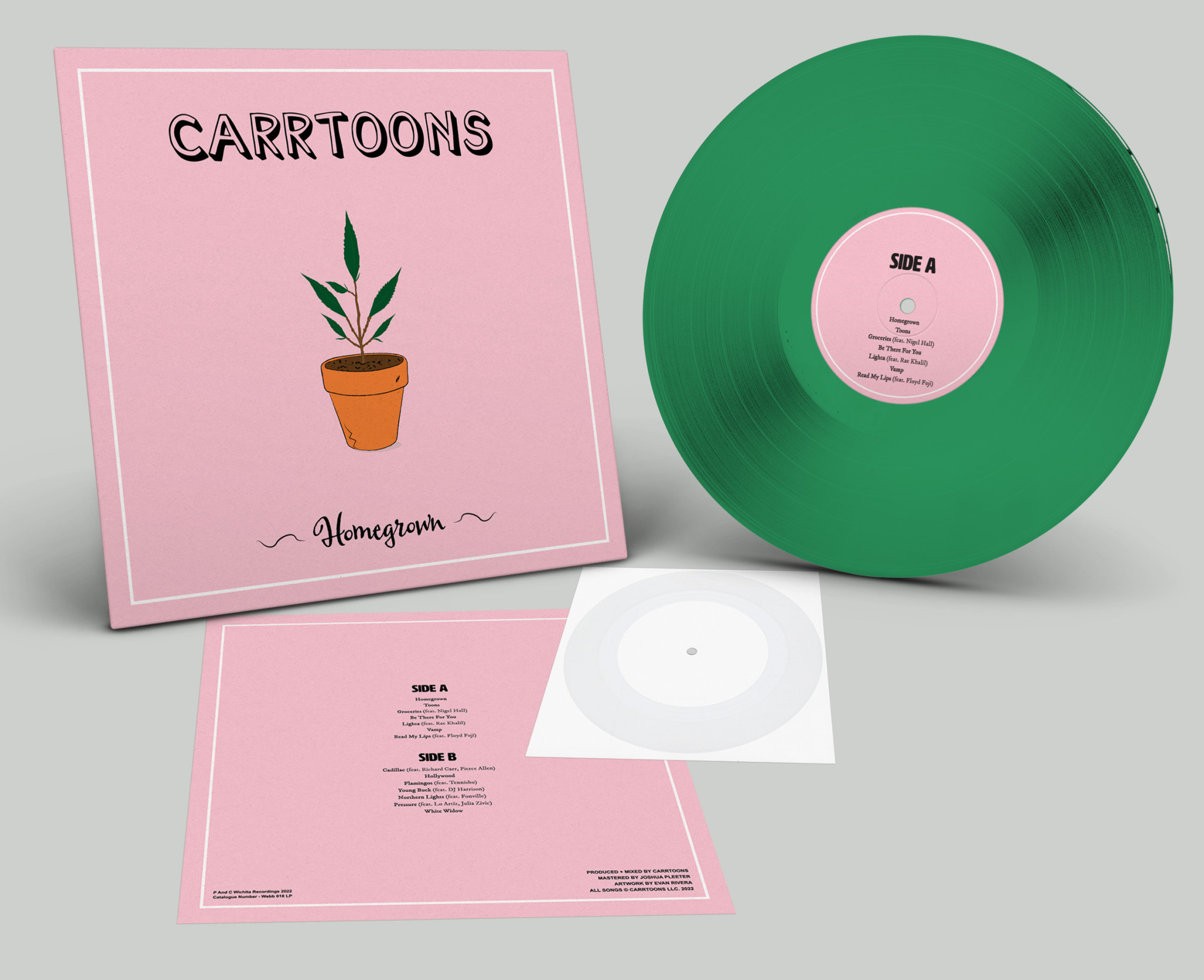 Wichita Records Carrtoon - Homegrown (Dinked Edition)