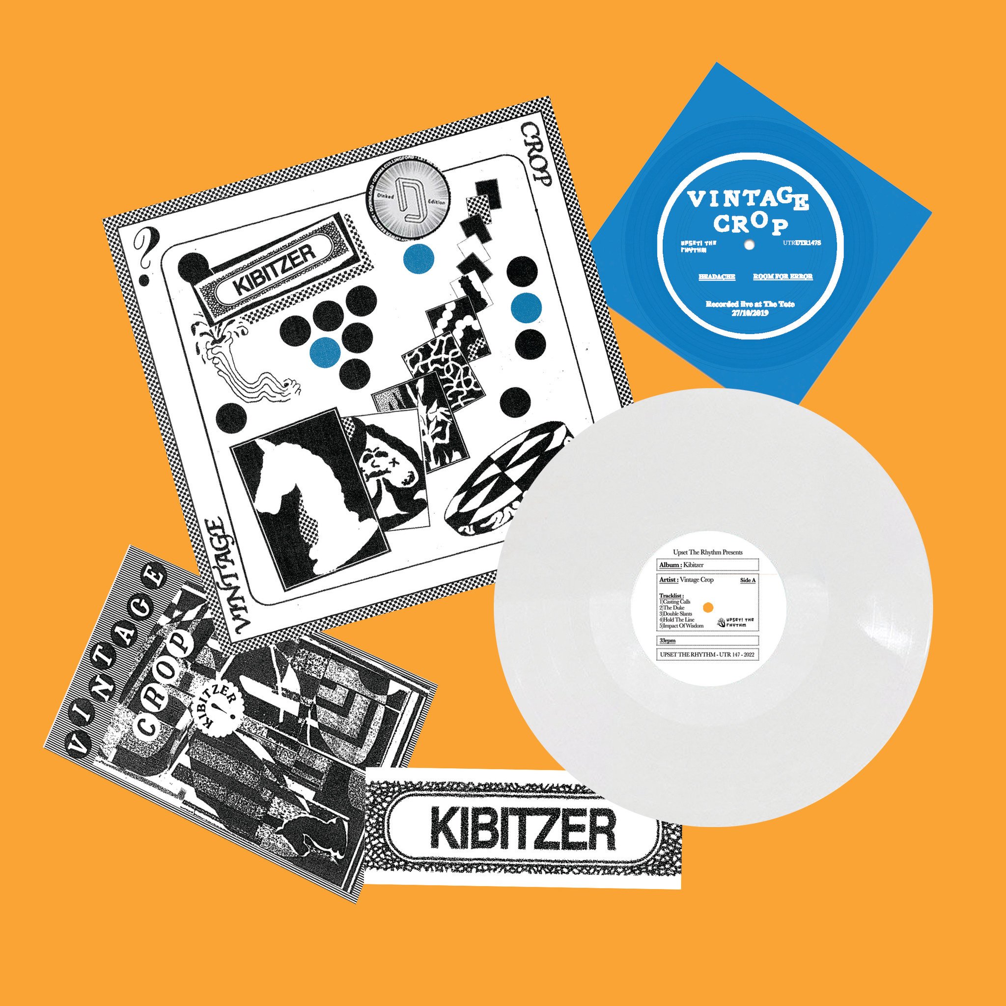 Upset The Rhythm Vintage Crop - Kibitzer (Dinked Edition)