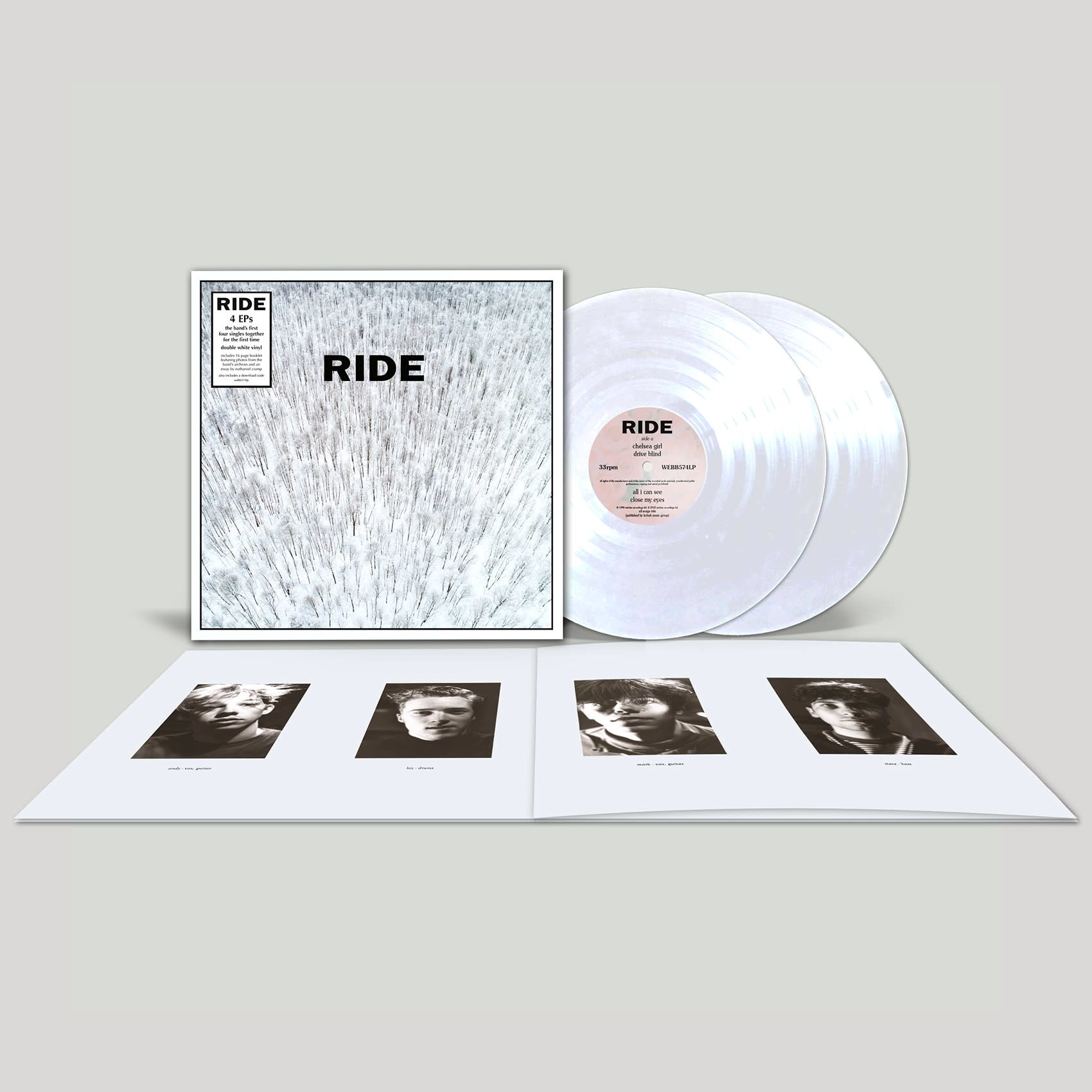 Wichita Records Ride - 4EPs (White Vinyl)