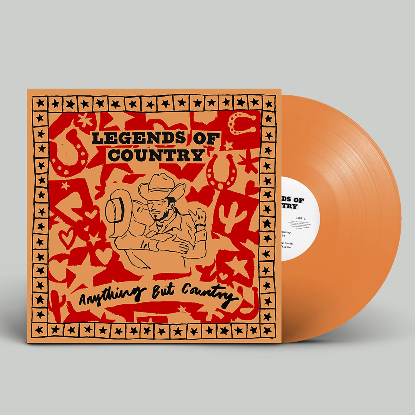 Talk About Country Legends Of Country - Anything But Country (Orange Vinyl)