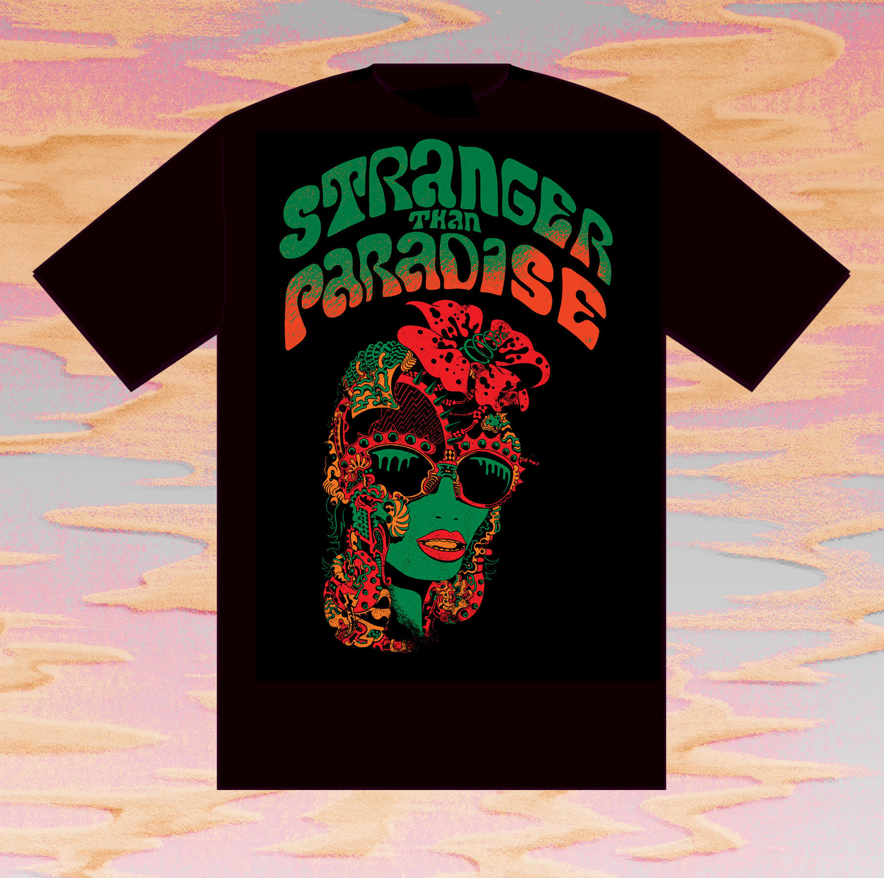 Stranger Than Paradise Records Will Sweeney Design Black T-shirt