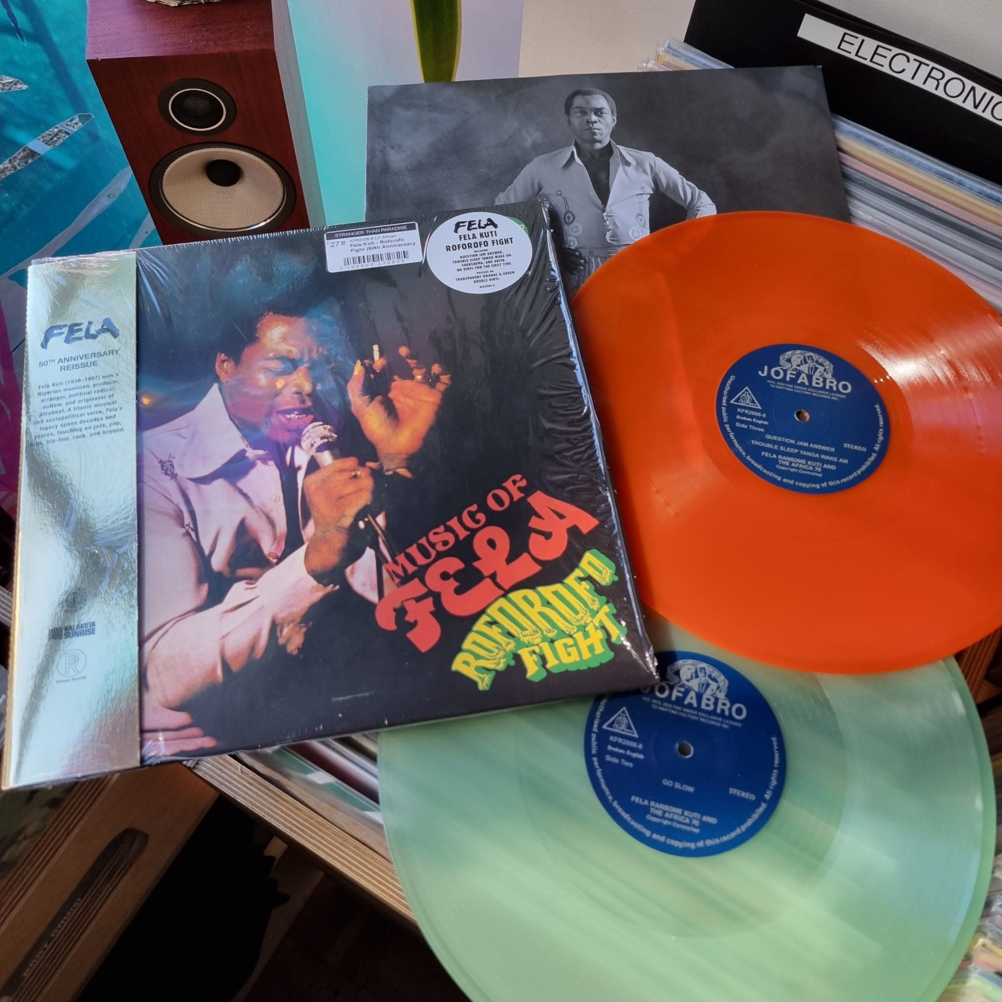 Partisan Records Fela Kuti - Roforofo Fight (Orange / Green Vinyl)