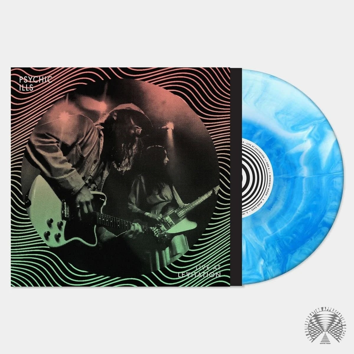 The Reverberation Appreciation Society Psychic Ills - Live at Levitation (Indies Blue Vinyl)