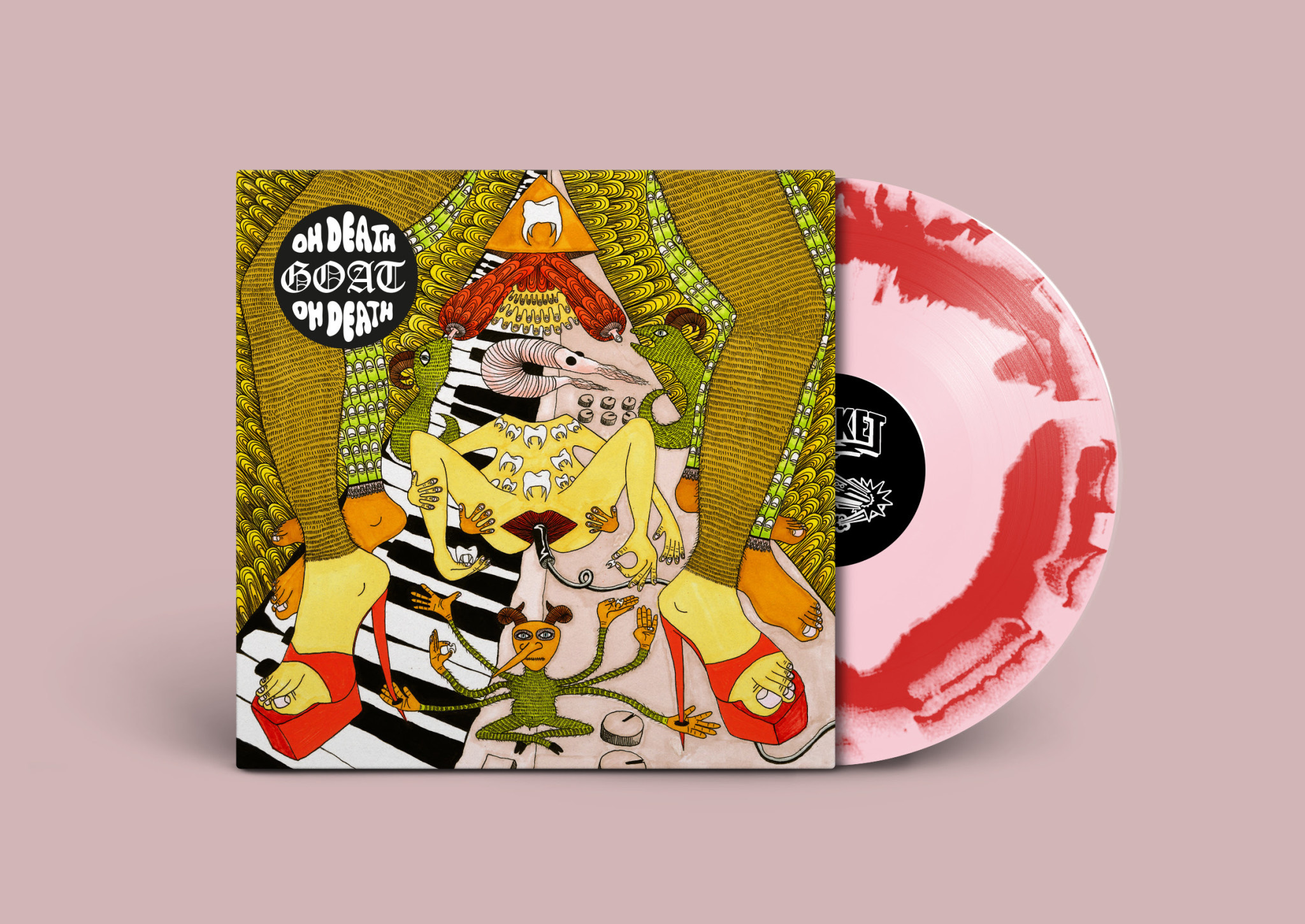 Rocket Recordings Goat - Oh Death (Cloudberry Swirl Vinyl)