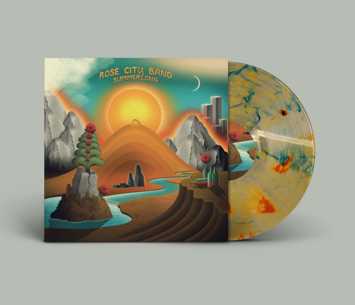 Thrill Jockey Rose City Band - Summerlong (Orange & Blue Splatter Vinyl)