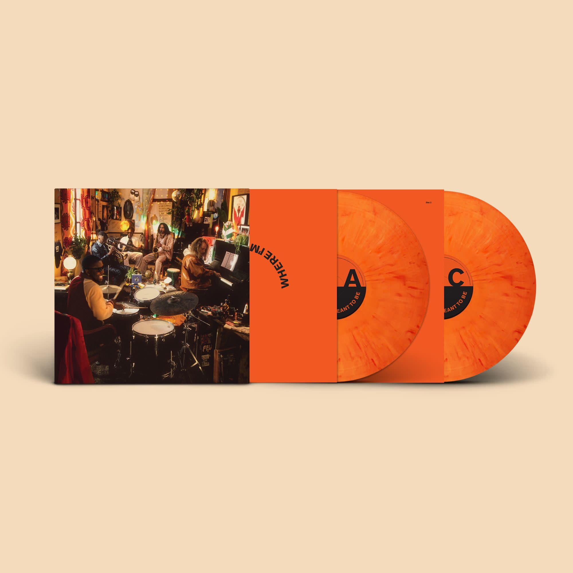 Partisan Records Ezra Collective - Where I'm Meant To Be (Indies Orange Vinyl)