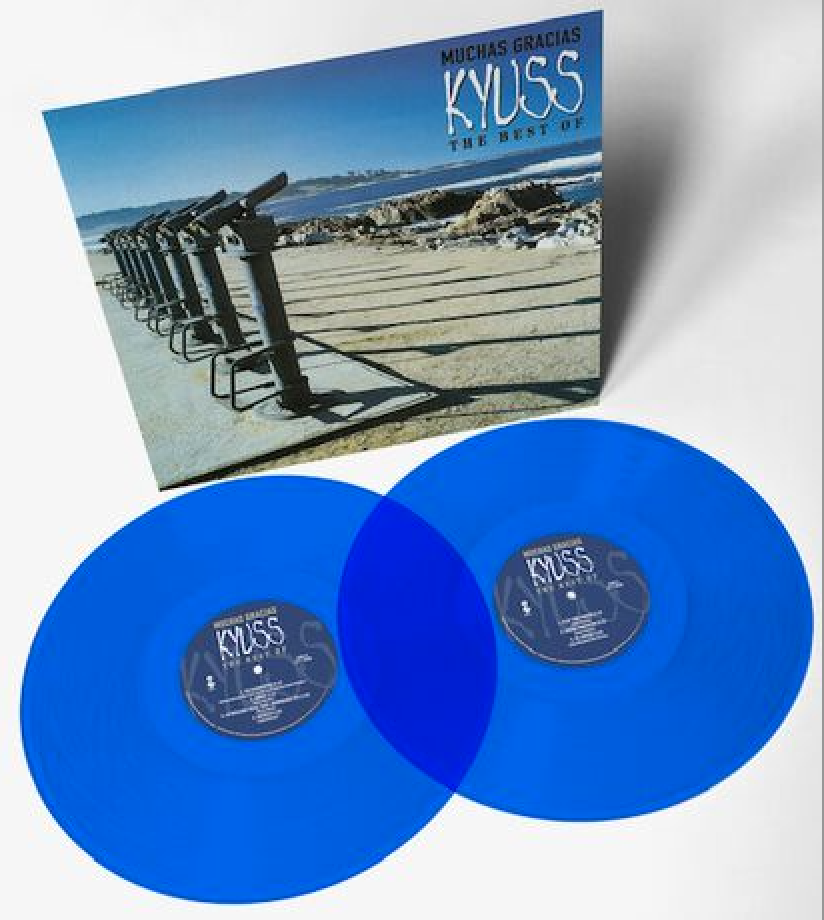 Run Out Groove Vinyl Kyuss  - Muchas Gracias: The Best of Kyuss (Blue Vinyl)