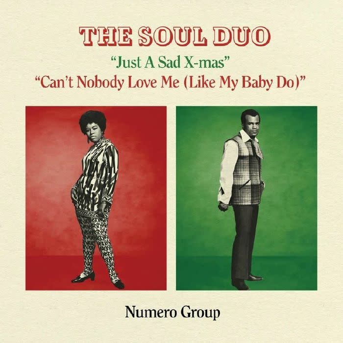 Numero Group The Soul Duo - Just A Sad Xmas / Can't Nobody Love Me (Red, White & Green Splatter)