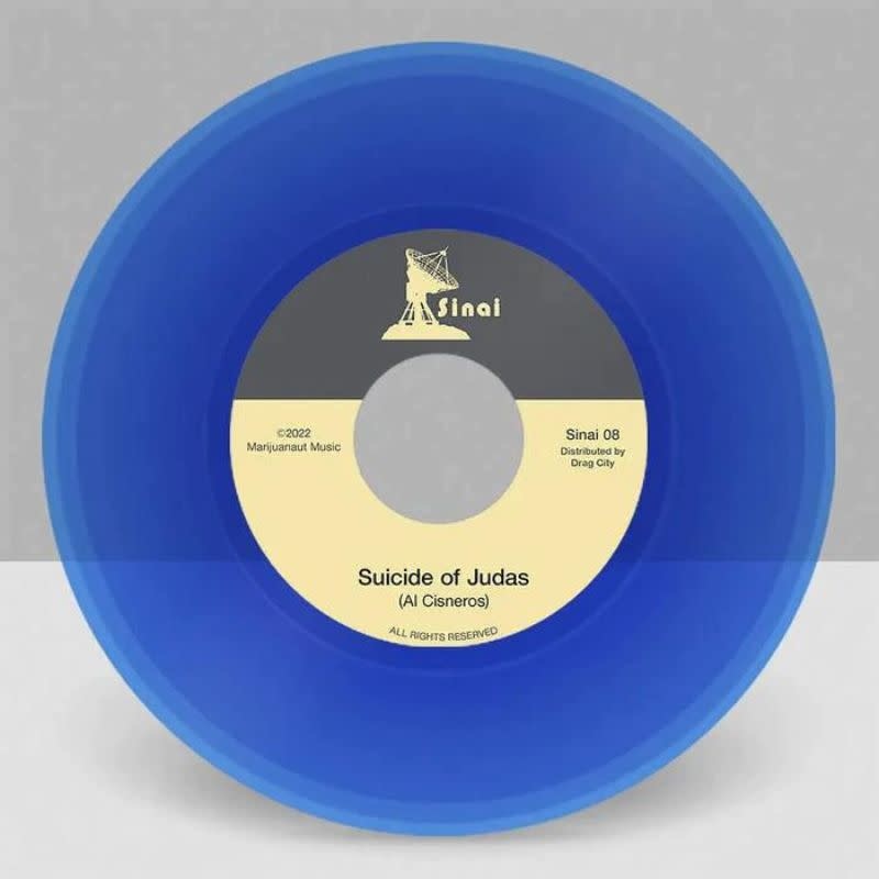 Drag City Al Cisneros - Suicide of Judas b/w Akeldama (Blue Vinyl)