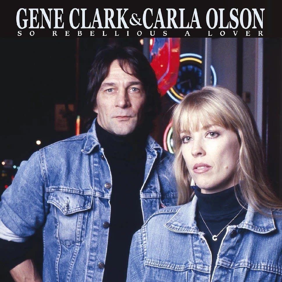 Sunset Blvd Gene Clark & Carla Olson - So Rebellious A Lover (Blue Vinyl)