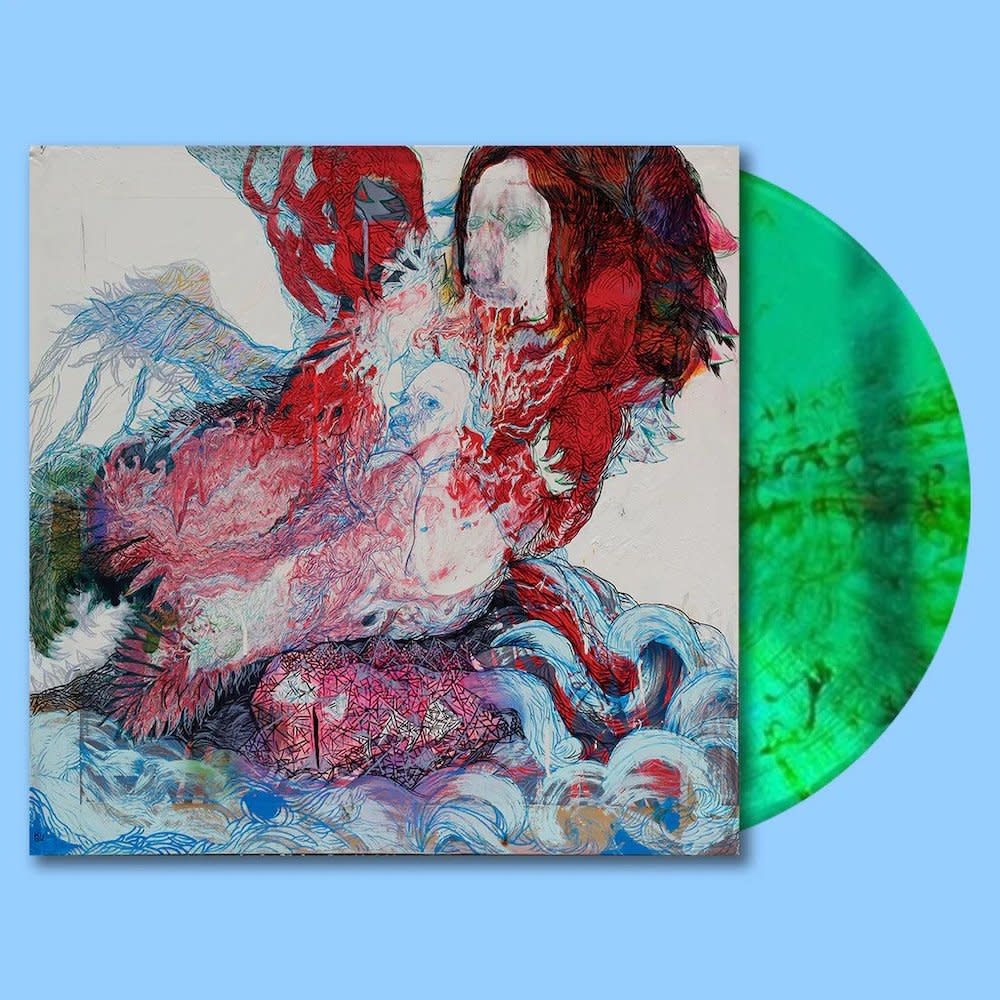 In The Red Records Thee Oh Sees - Warm Slime  (Green & Orange Vinyl)