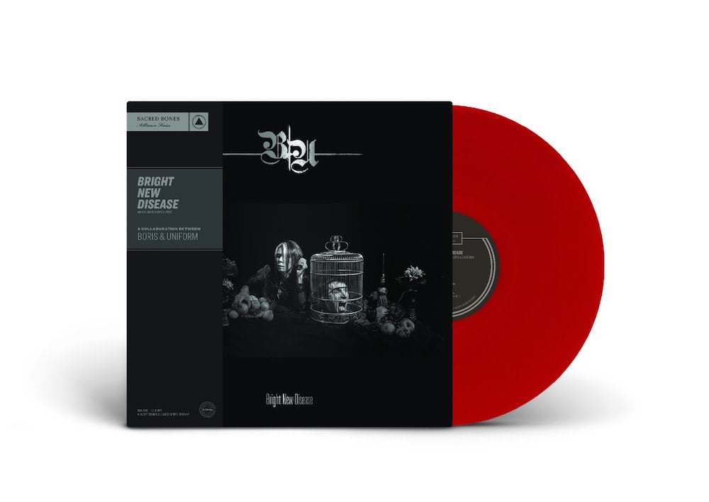 Sacred Bones Records Boris & Uniform - Bright New Disease (Red Vinyl)