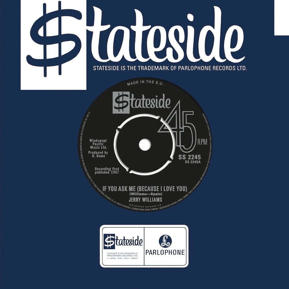 Stateside Records Jerry Williams / Frankie & The Classicals - If You Ask Me (Because I Love You) / What Shall I Do