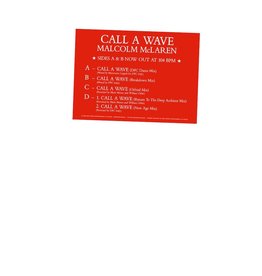 Be With Records Malcolm McLaren And The Bootzilla Orchestra - Call A Wave Remixes