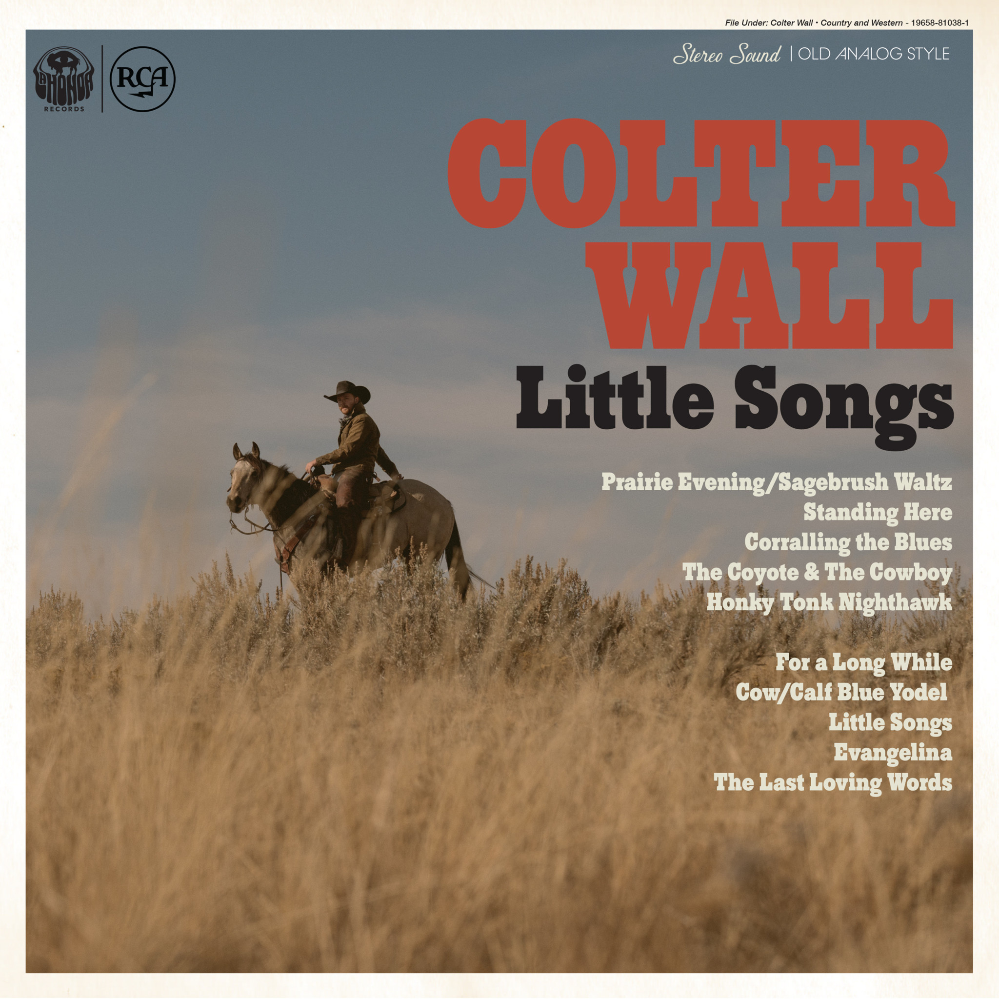 Sony Colter Wall - Little Songs (Blue Vinyl)