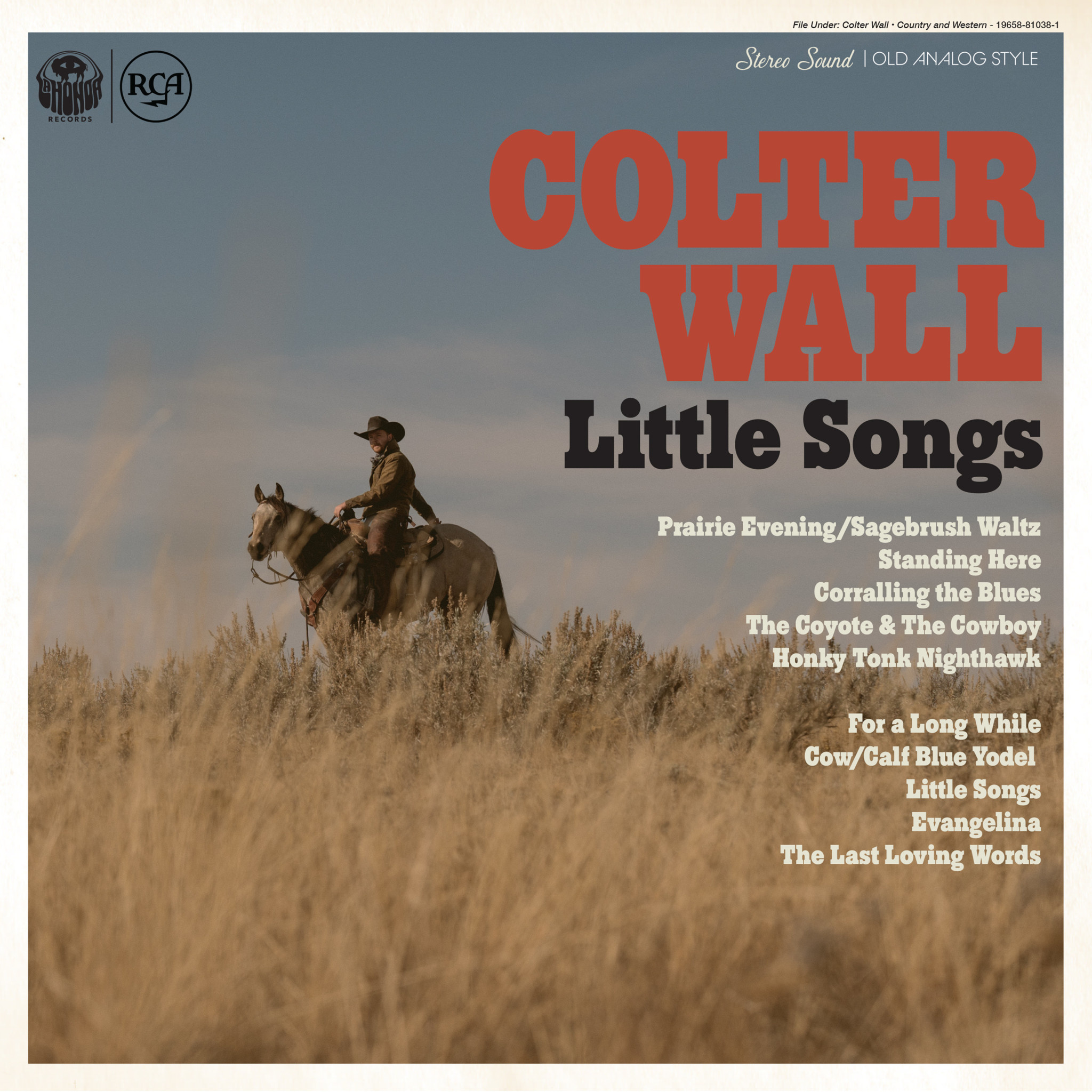 Sony Music Entertainment Colter Wall - Little Songs (Blue Vinyl)