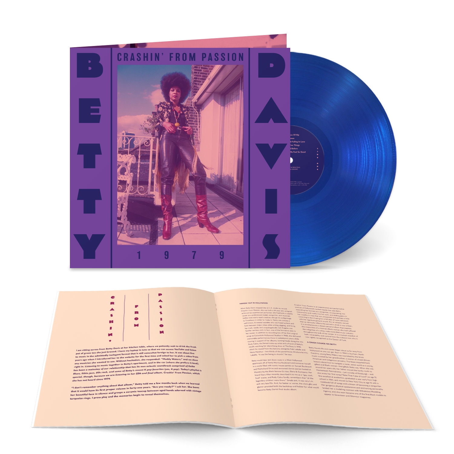 Light In The Attic Betty Davis - Crashin' From Passion (Blue Vinyl)