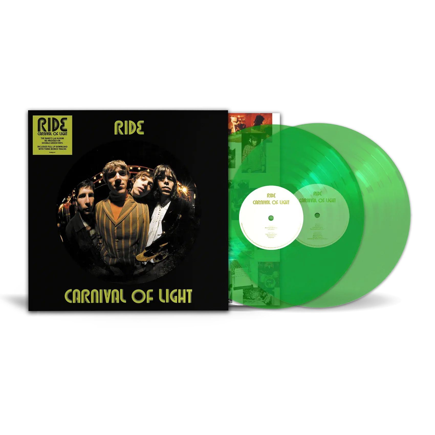 Wichita Records Ride - Carnival Of Light (Green Vinyl)