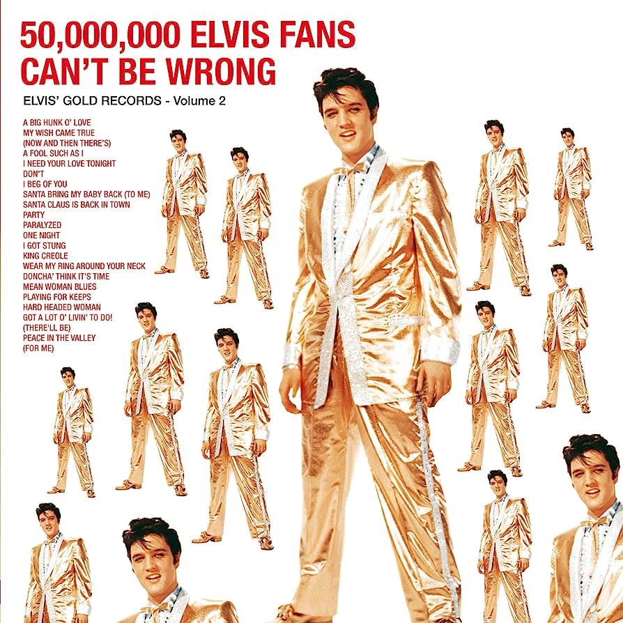 Vinyl Lovers Elvis Presley - 50,000,000 Elvis Fans Can't Be Wrong - Elvis' Gold Records Vol.2