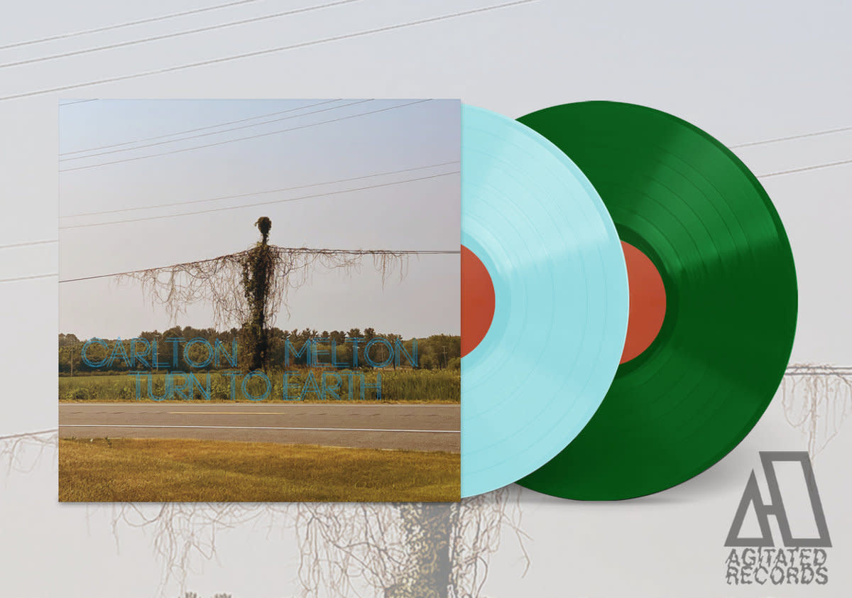 Agitated Records Carlton Melton - Turn To Earth (Blue & Green Vinyl)