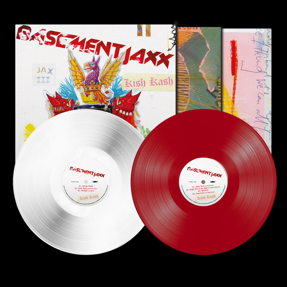 XL Recordings Basement Jaxx - Kish Kash (Red & White Vinyl)