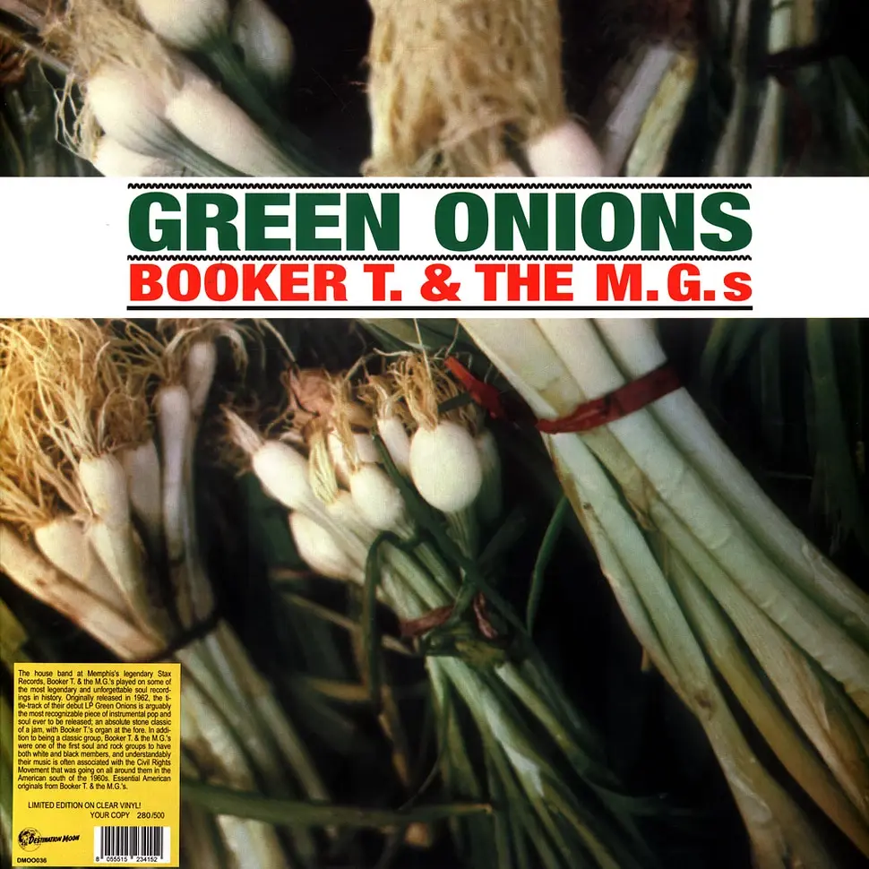 Destination Moon Booker T. and The M.G.s - Green Onions (Clear Vinyl)