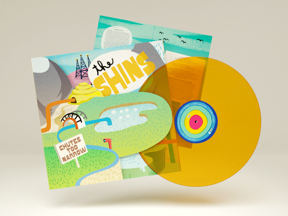Sub Pop Records The Shins - Chutes Too Narrow (20th Anniversary Yellow Vinyl Remaster)