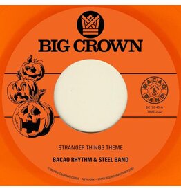 Big Crown Records Bacao Rhythm & Steel Band - Stranger Things Theme b/w Halloween Theme (Orange Vinyl)