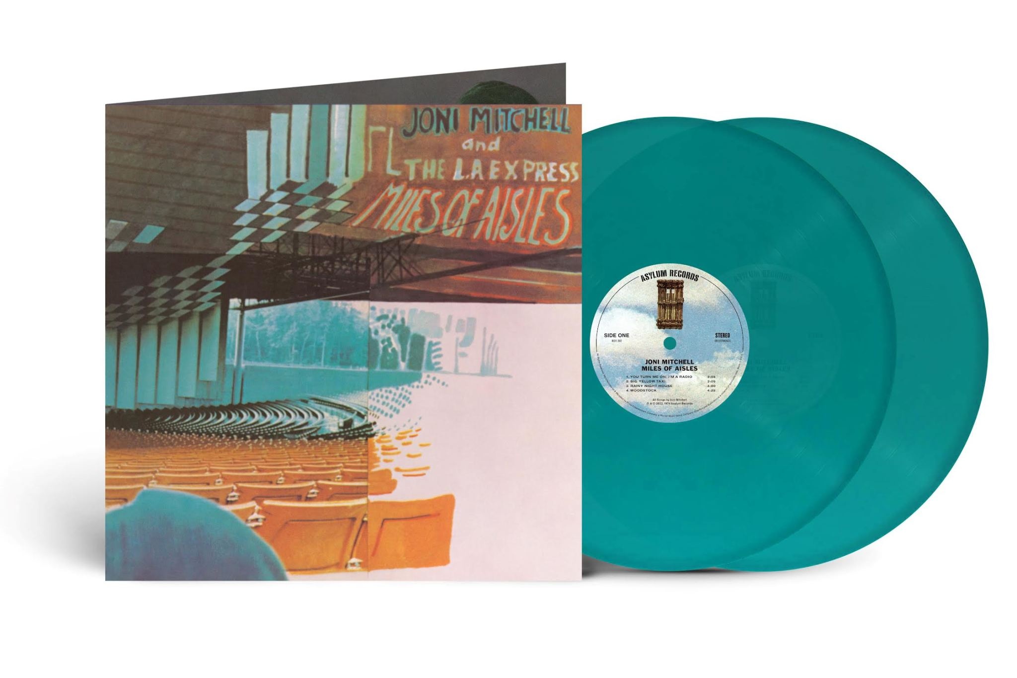 Rhino Joni Mitchell - Miles Of Aisles (Sea-Blue Clear Vinyl)