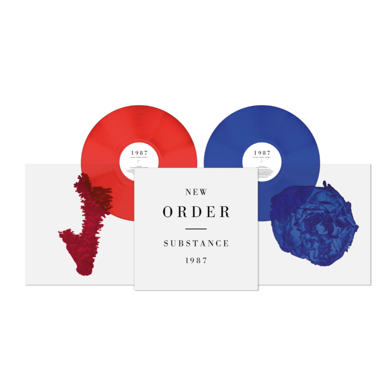 Rhino New Order - Substance '87 (Red & Blue Vinyl)