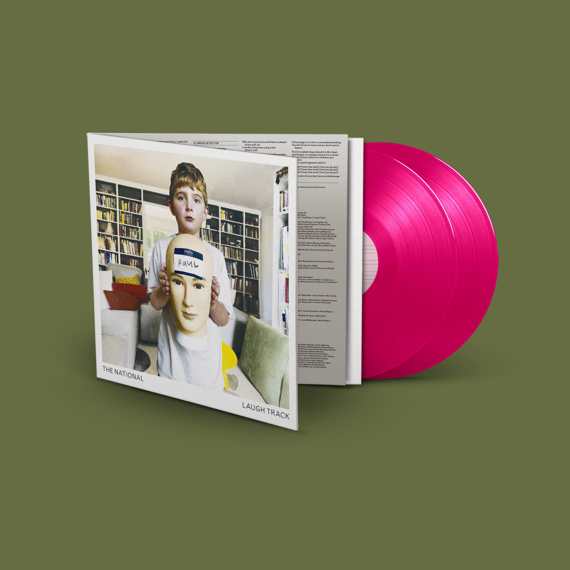 4AD The National - Laugh Track (Pink Vinyl)