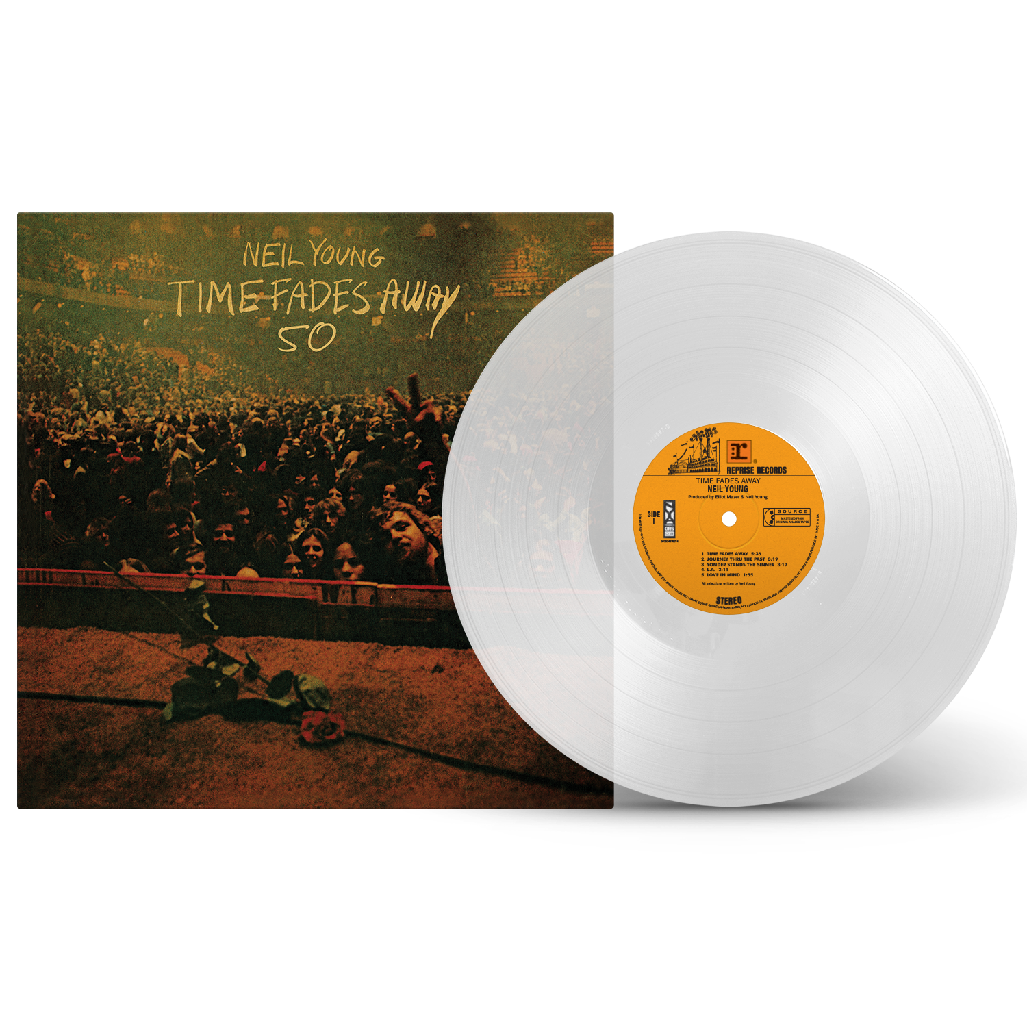 Warner Records Neil Young - Time Fades Away 50 (Clear Vinyl)