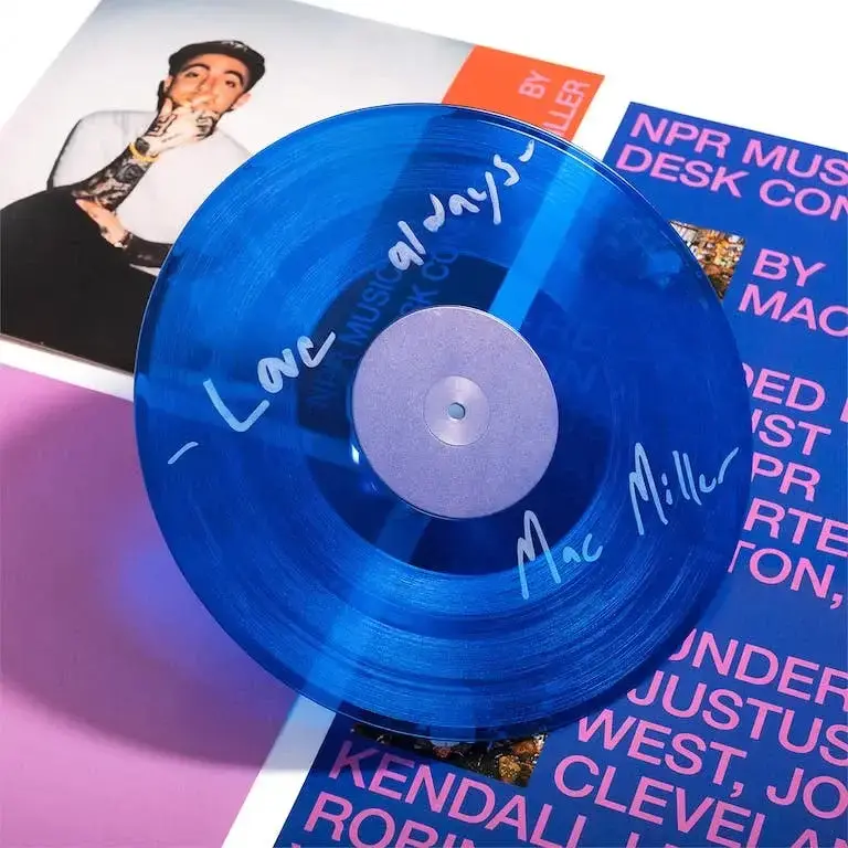 Warner Records Mac Miller - NPR Music Tiny Desk Concert (Blue Vinyl)